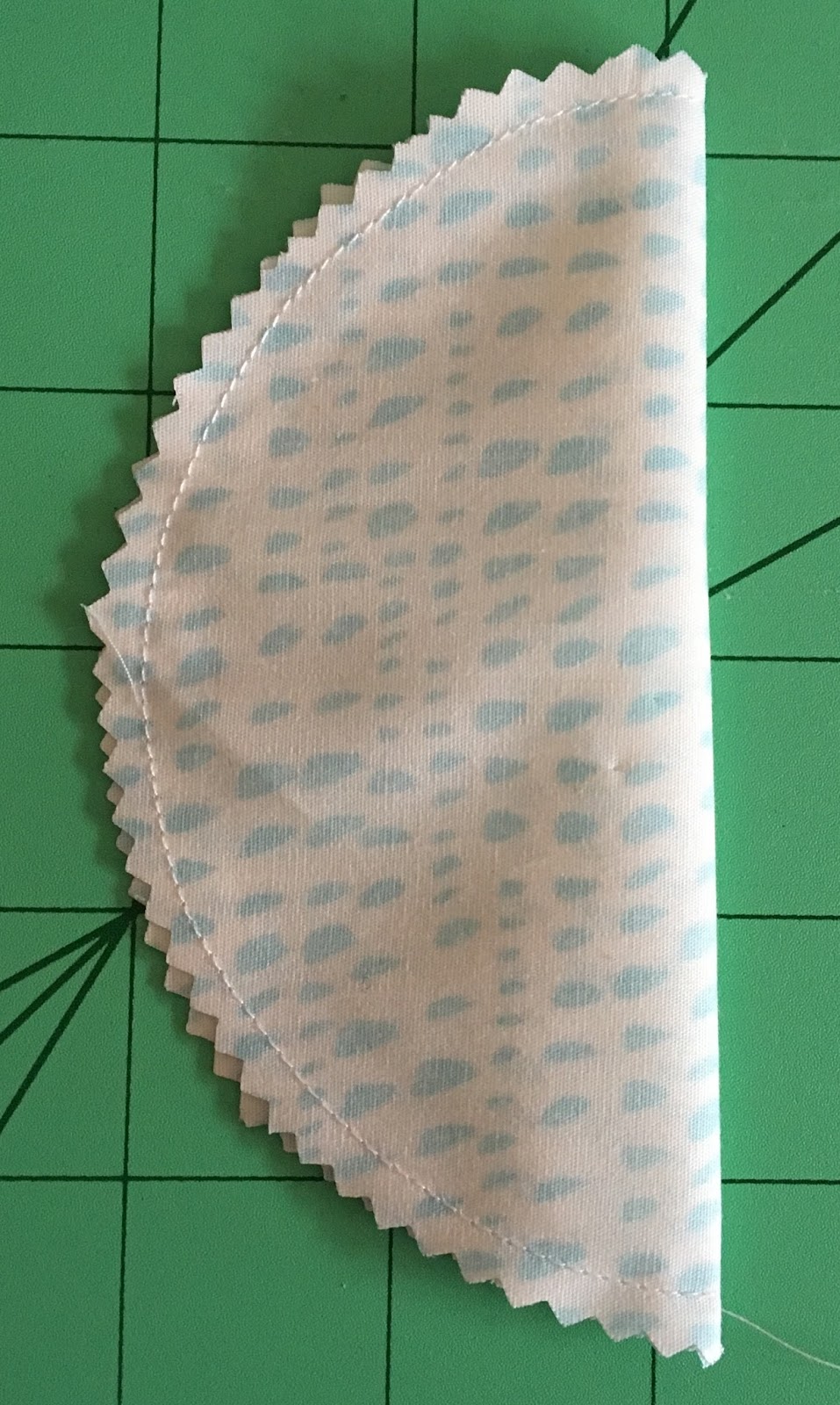 half circle scallop trim a mini tutorial / CHARM ABOUT YOU