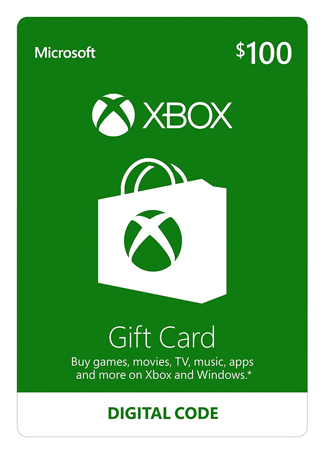 Free xbox gift card 100