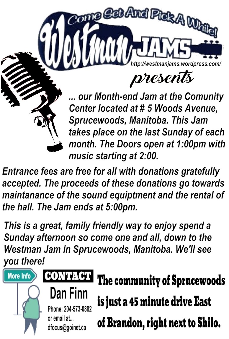 Westman Jams Monthly Jam Locations