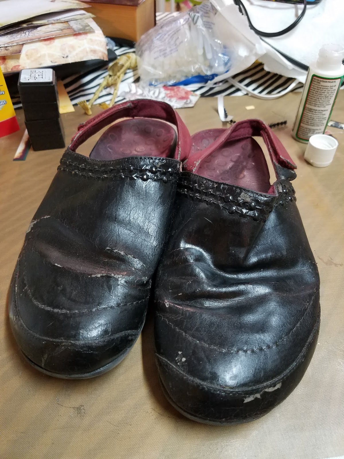 How to Customize Shoes with Mod Podge