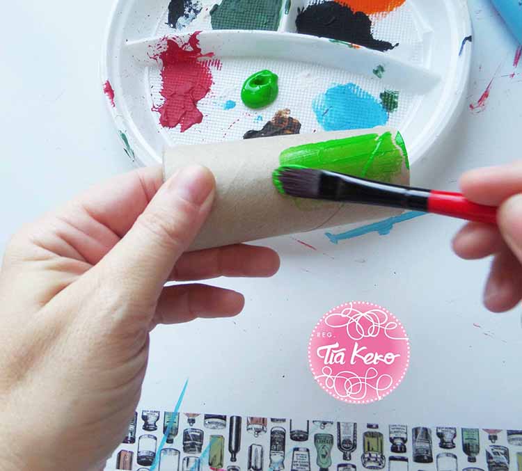 Tía Keko manualidades niños rollos higienicos