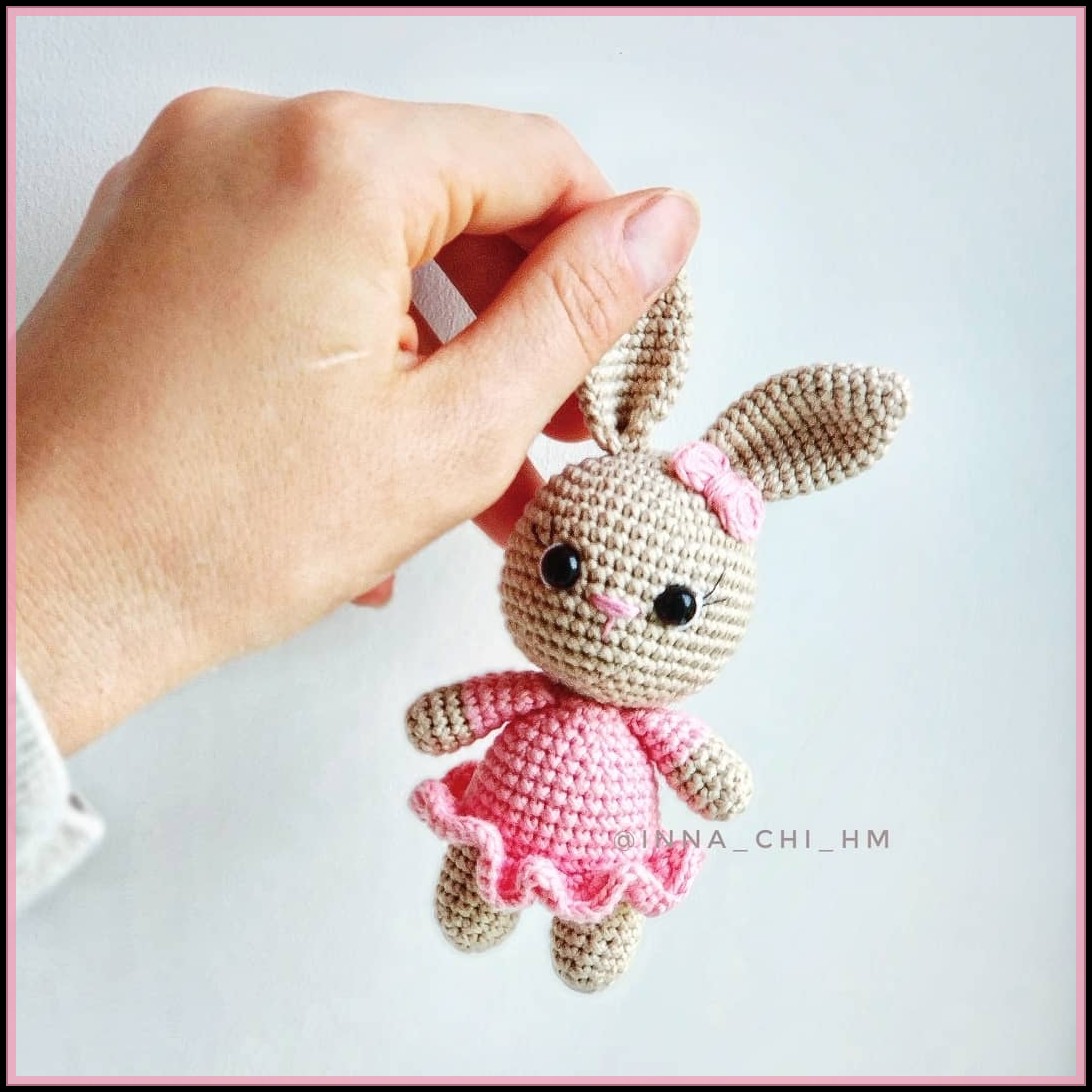 tiny bunny stuffed animal