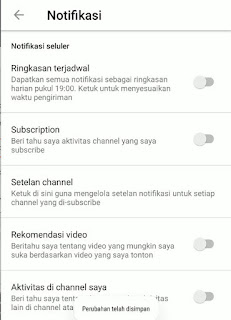 Cara Mematikan Notifikasi Youtube di Aplikasi HP