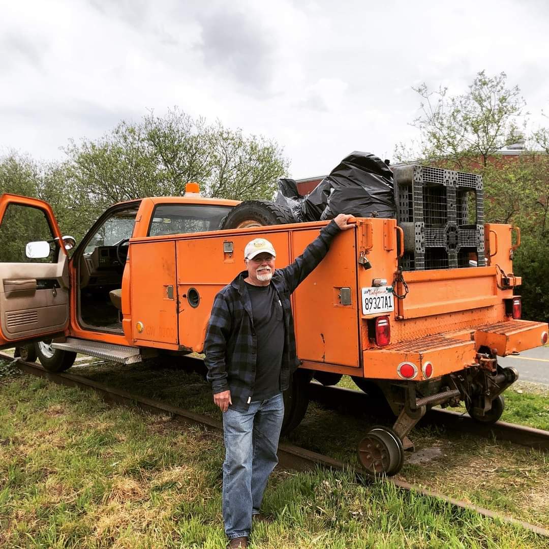 John Chiv EPD Ranger Gagnon and Timber Heritage Association clean up the Eureka Slough