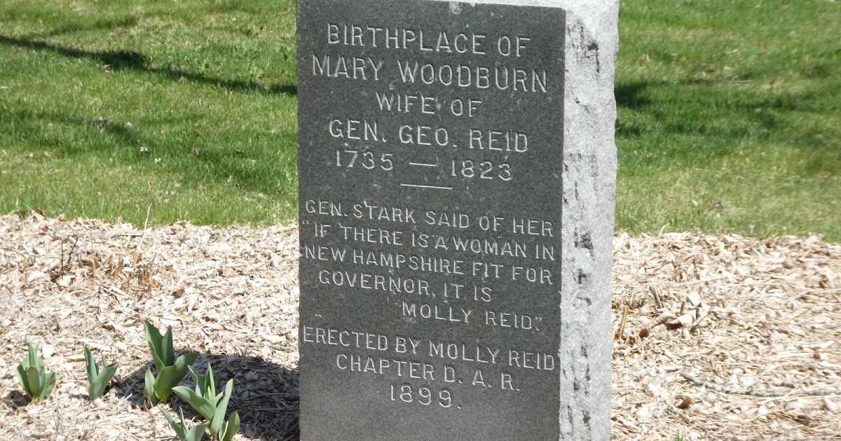 Nutfield Genealogy Molly Reid Memorial, Londonderry, New Hampshire