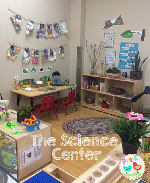 Pre-K Tweets: Learning Centers Blog Hop Series: Science Center