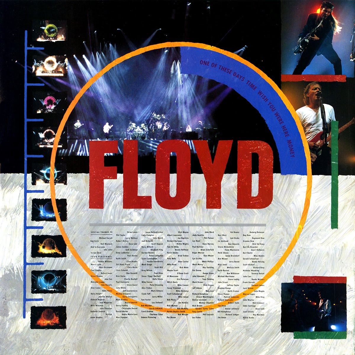 Pink Floyd Ilustrado Delicate Sound of Thunder L.P U.S.A