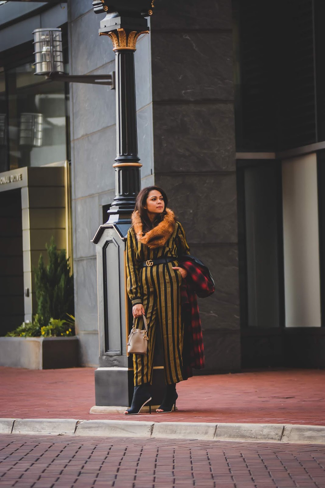 how to wear separates, black adn gold outfit, print mixing outfit, party ready, office party outfits, &other stories pant and blouse, street style, baltimore trip, thungs to see in baltimore, myriad musings how to wear separates, black adn gold outfit, print mixing outfit, party ready, office party outfits, &other stories pant and blouse, street style, baltimore trip, thungs to see in baltimore, myriad musings