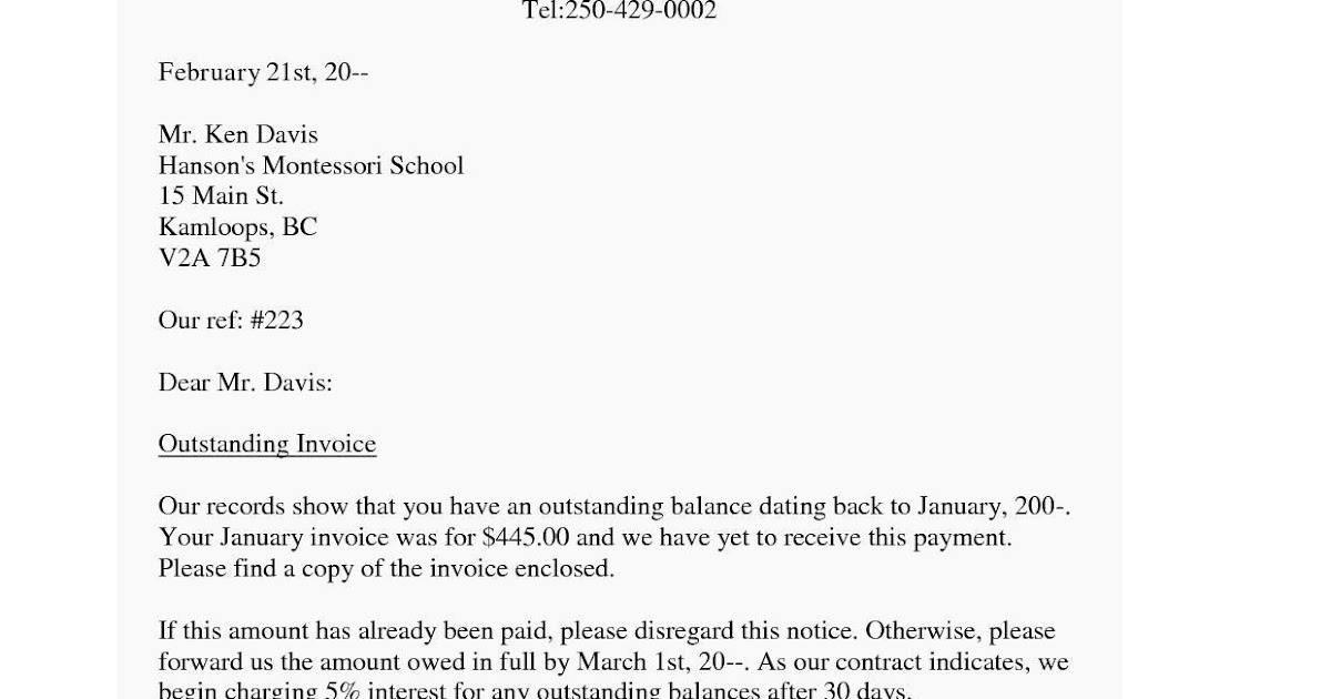 Business Letter Format Sample With Enclosure Birthday Letter