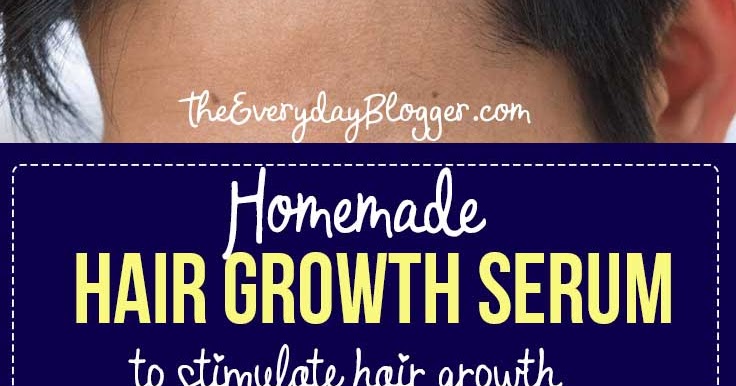 homemade diy hair growth serum to stimulate hair & stop hair fall