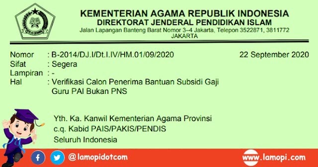 Pendaftaran cpns 2021 guru pai