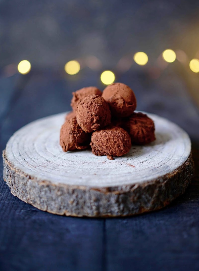 enrobage chocolat Dulcey , Valrhona , truffes fondantes , ganache chocolat , recettes de noËl