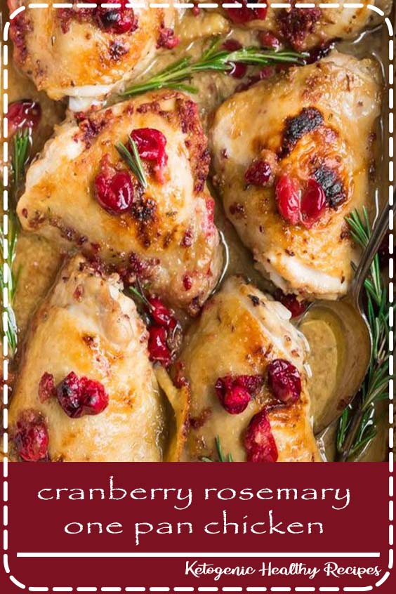 cranberry rosemary one pan chicken recipes for dinner crockpot