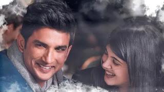 sushant singh rajput and sanjana sanghi sushant singh rajput and sanjana sanghi in film 'dil bechara' song 'khul ke jeene ka'
