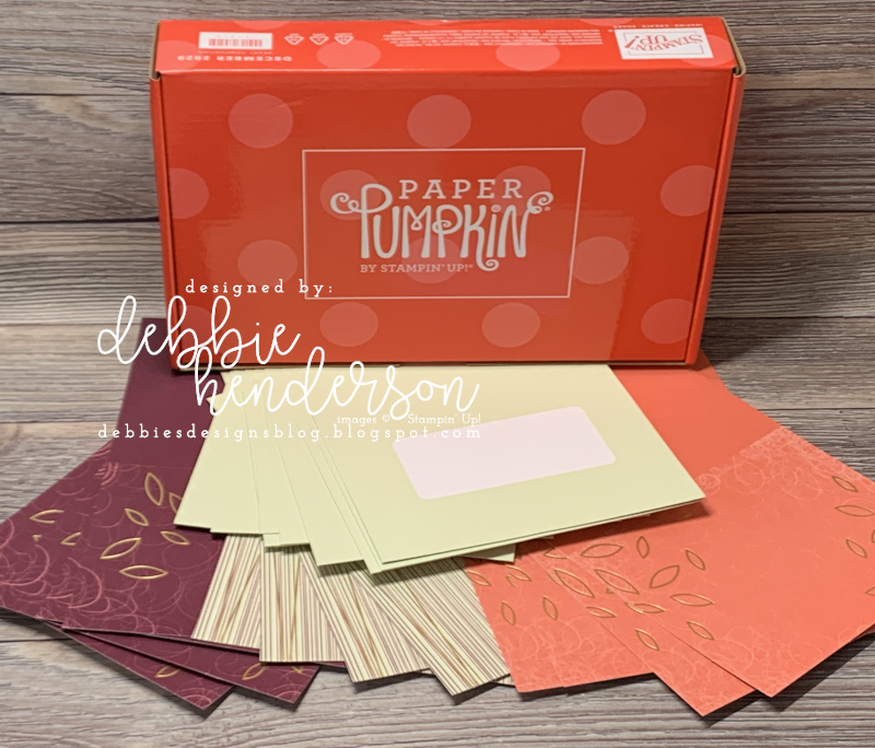 Debbie's Designs Paper Pumpkin December Kit!