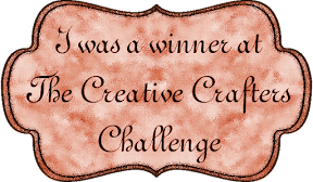 I'm a Winner at Creative Crafters