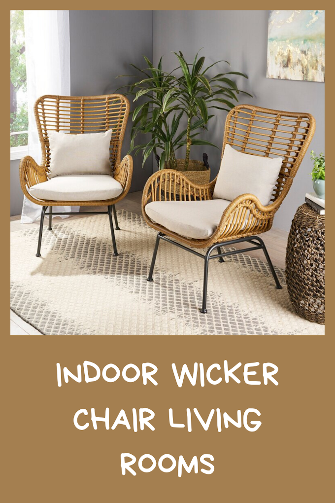 Indoor Wicker Chair Living Rooms