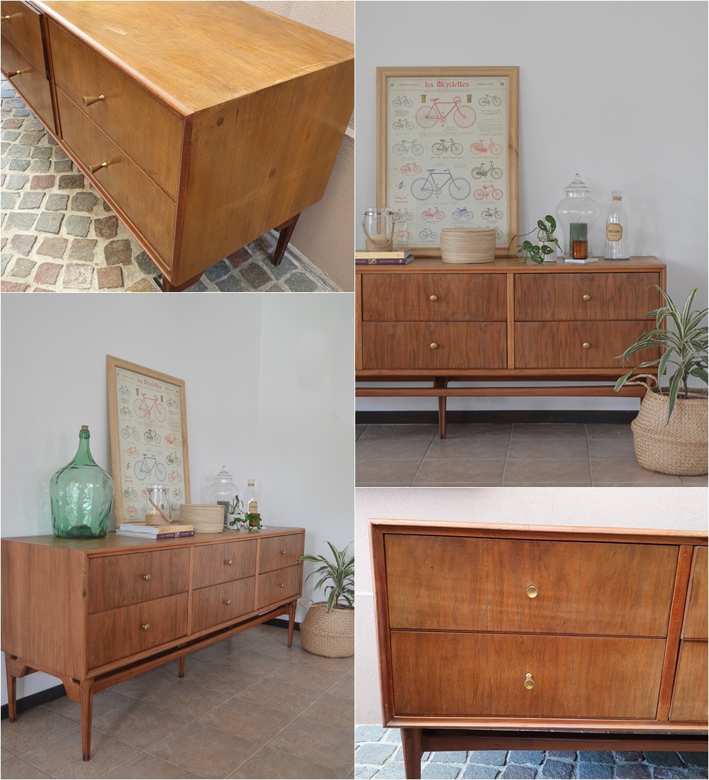 Un mueble estilo americano que ahora sí luce la madera / Vero Palazzo