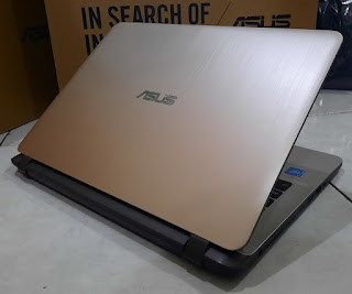 Jual Laptop Slim ASUS A407M ( Celeron N4000 ) Fullset