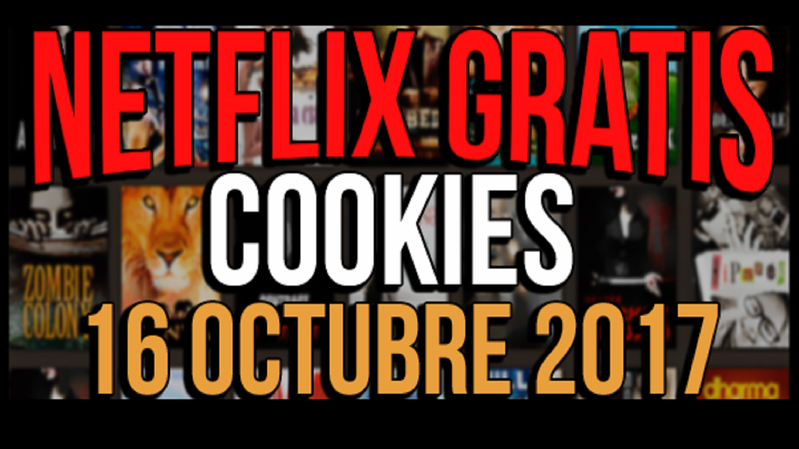 Cookies Netflix 16/10/17