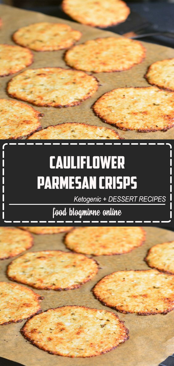 Cauliflower Parmesan Crisps. Amazing cauliflower snack that kids and adult will love. All you need is a head of cauliflower, block of Parmesan cheese, dry parsley flakes, and some garlic powder. #snack #cauliflower #parmesan Cauliflower Parmesan Crisps. Amazing cauliflower snack that kids and adult will love. All you need is a head of cauliflower, block of Parmesan cheese, dry parsley flakes, and some garlic powder. #snack #cauliflower #parmesan