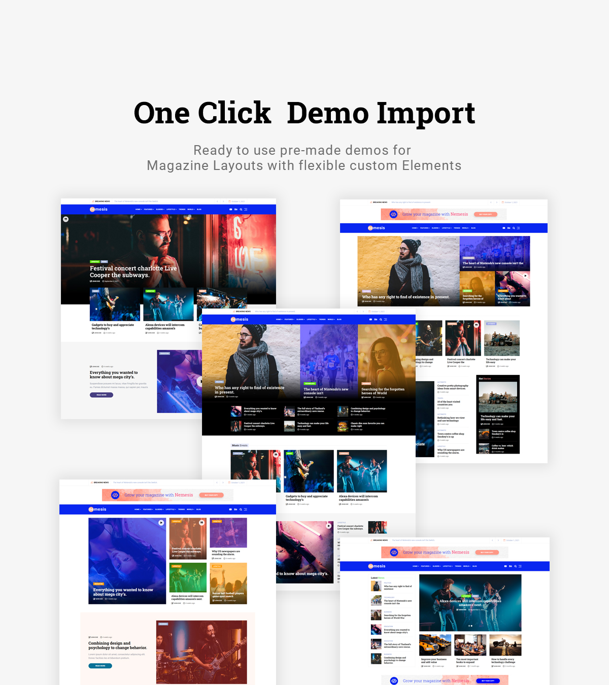 Nemesis - News Magazine WordPress Theme - 1