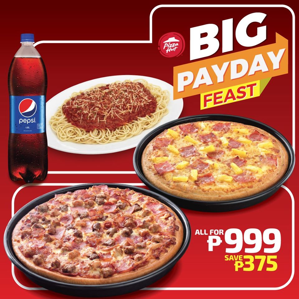 Manila Shopper Pizza Hut Big Payday Feast FebMar 2020