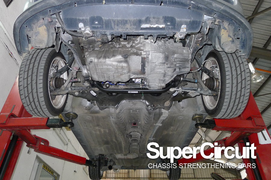 SUPERCIRCUIT CHASSIS STRENGTHENING BARS Honda Civic EG Hatchback Front