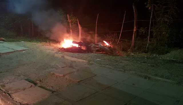Suposto assalto e moto incendiada em Jacobina; veja as duas versões para o caso