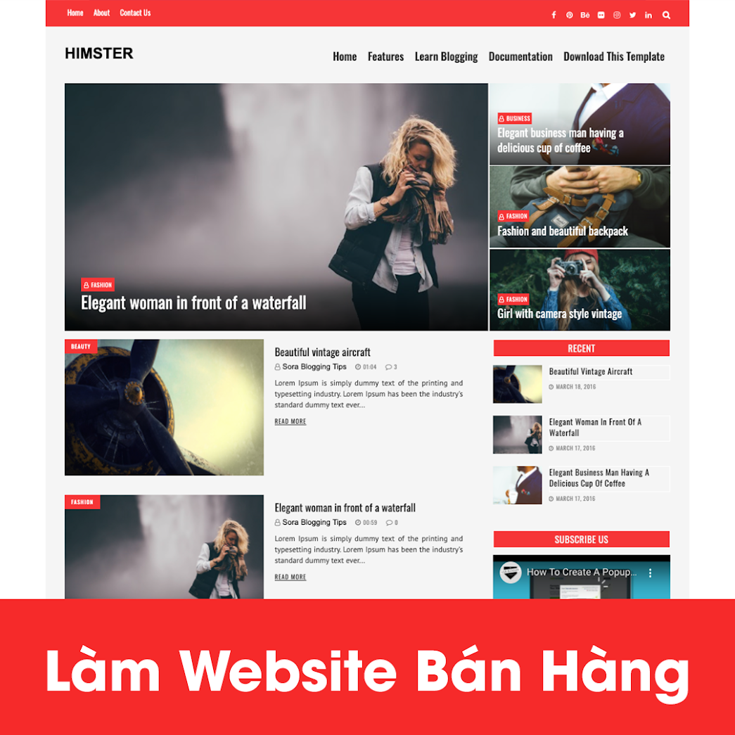 [A121] Dịch vụ thiết kế website nhà hàng uy tín, chất lượng nhất