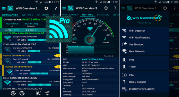 برنامج تقوية الواي فاي WiFi Overview 360 Pro للأندرويد مهكر آخر إصدار