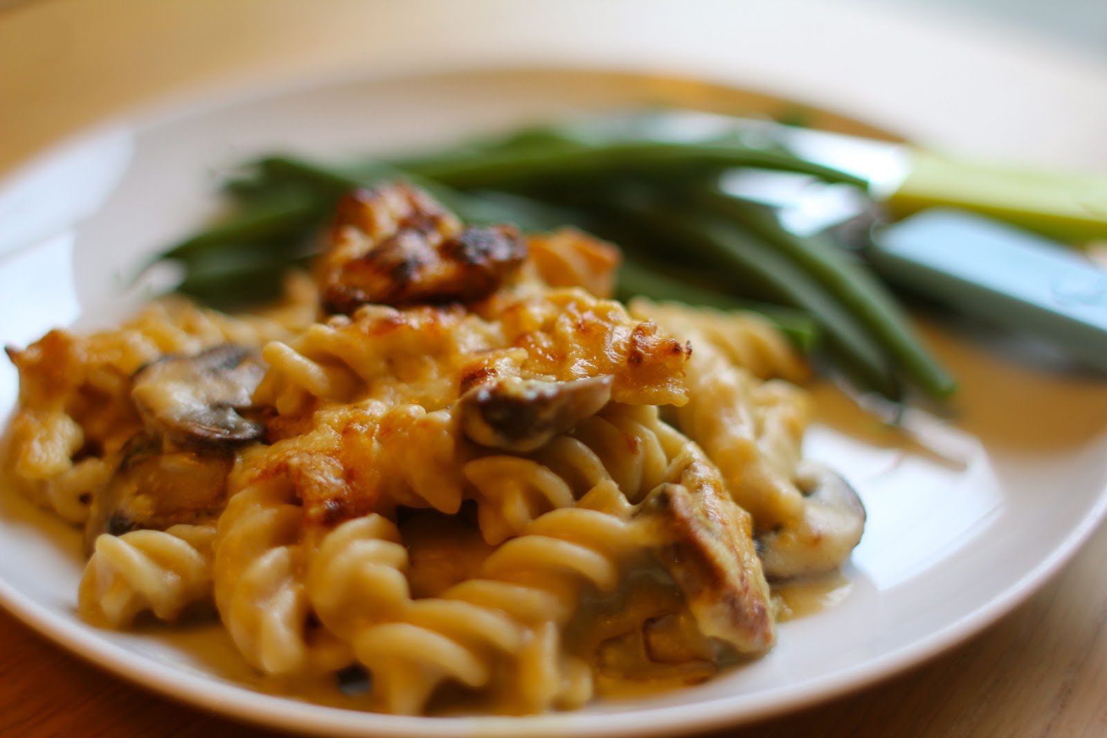 mamacook Mushroom Pasta Bake for Babies and Toddlers