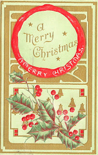 Antique Images: Free Printable Christmas Label: Vintage Christmas Gift ...