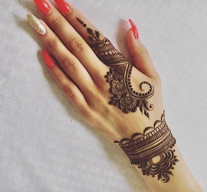 45 Trending Bangle mehndi designs for hands Kangan mehndi designs