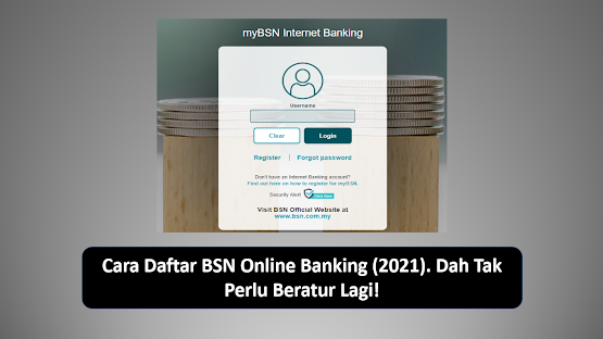 Cara buat bsn online banking 2021