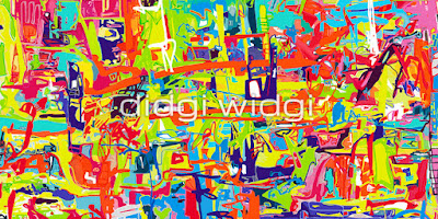 Multi coloured wall art, large colourful wall art, contemporary multi coloured wall art, vibrant canvas wall art, buy art online, original artwork, artist, Sam Freek,