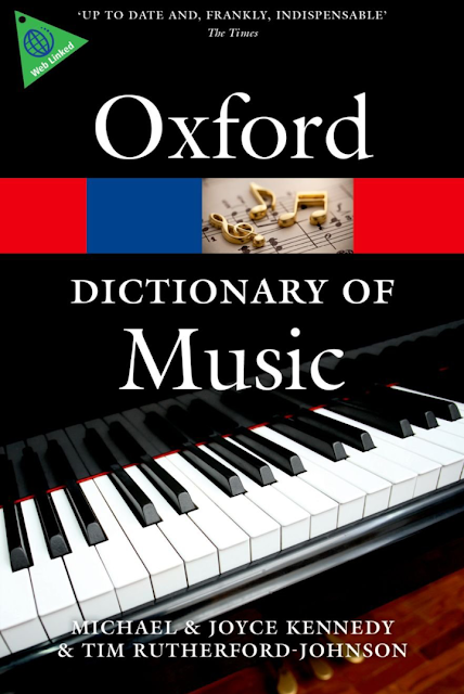 Oxford Dictionnary of musique قاموس الموسيقى الخاص بجامعة 