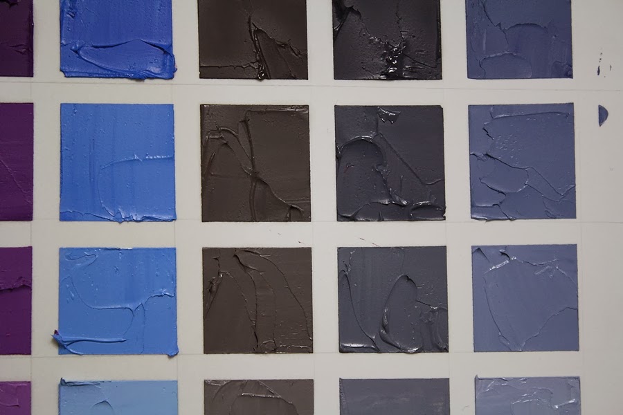 Illustrated Life Colour Chart ultramarine blue