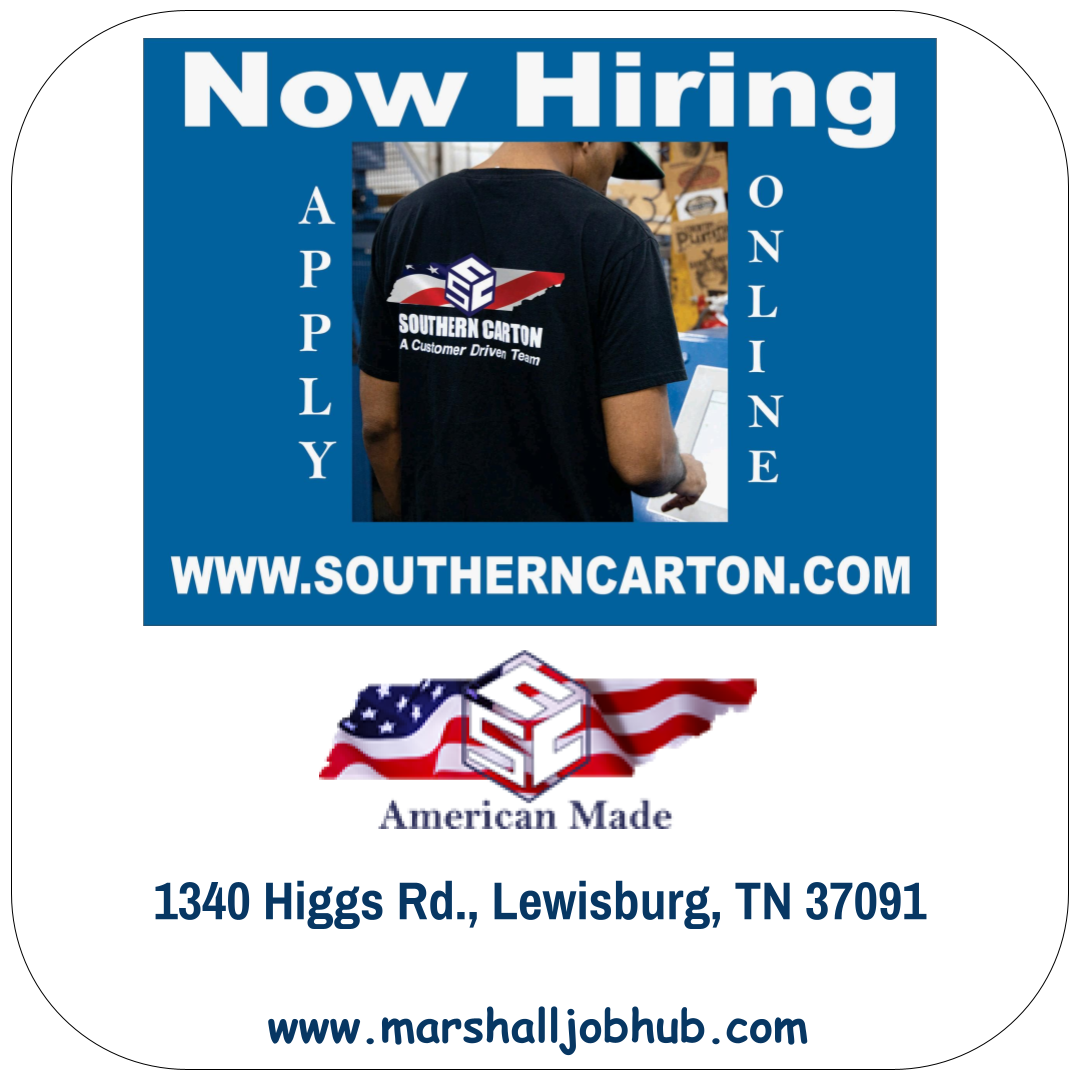Marshall Job Hub Southern Carton is Now Hiring Online