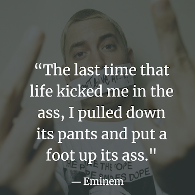 Top Eminem inspirational sayings