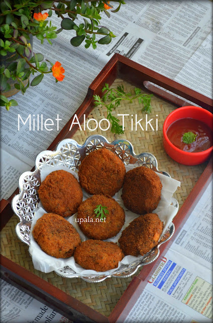 Millet Aloo Tikki/ Varagarisi potato cutlet