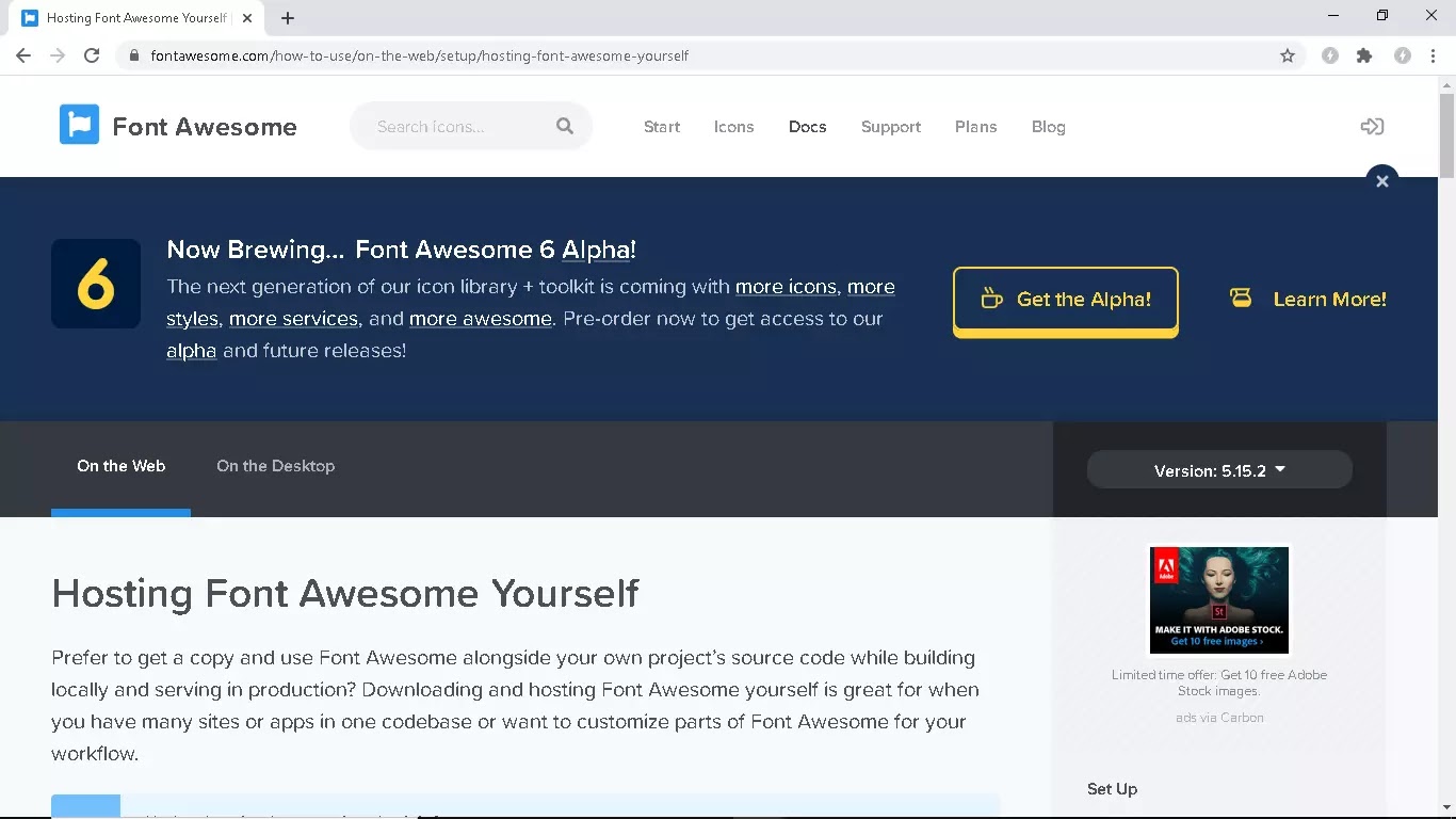 Web font awesome Font awesome