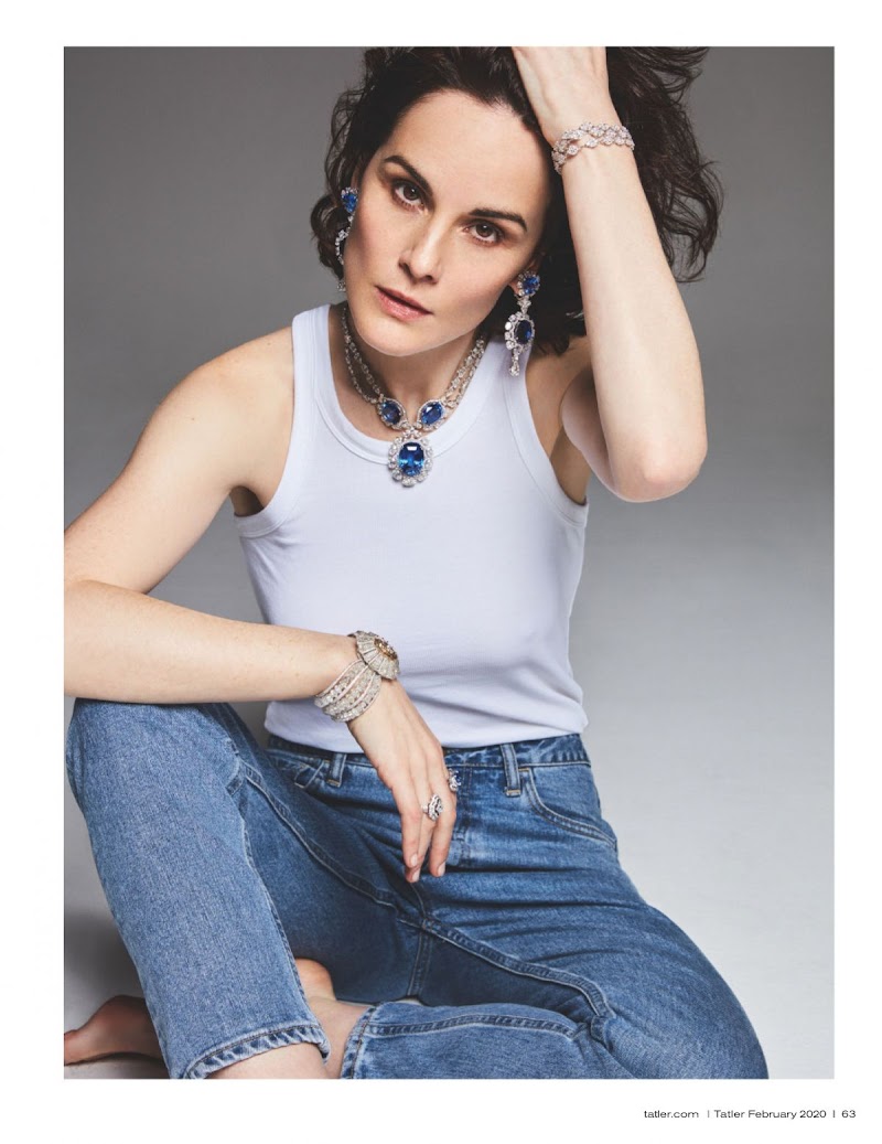 Michelle Dockery Featured in Tatle Magazine, UK February 2020