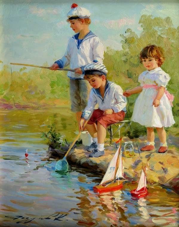 Konstantin Razumov childhood painting ~ crafts and arts ideas