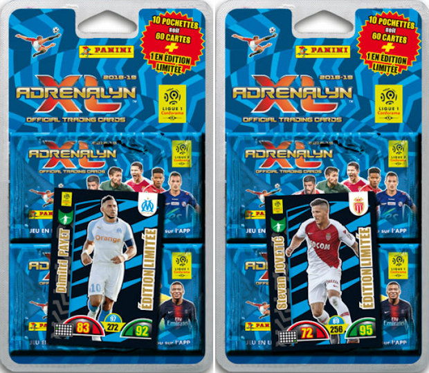 Panini Football Cards - Blister de 4 pochettes - Cartes à