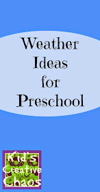 Weather Ideas for Preschool.