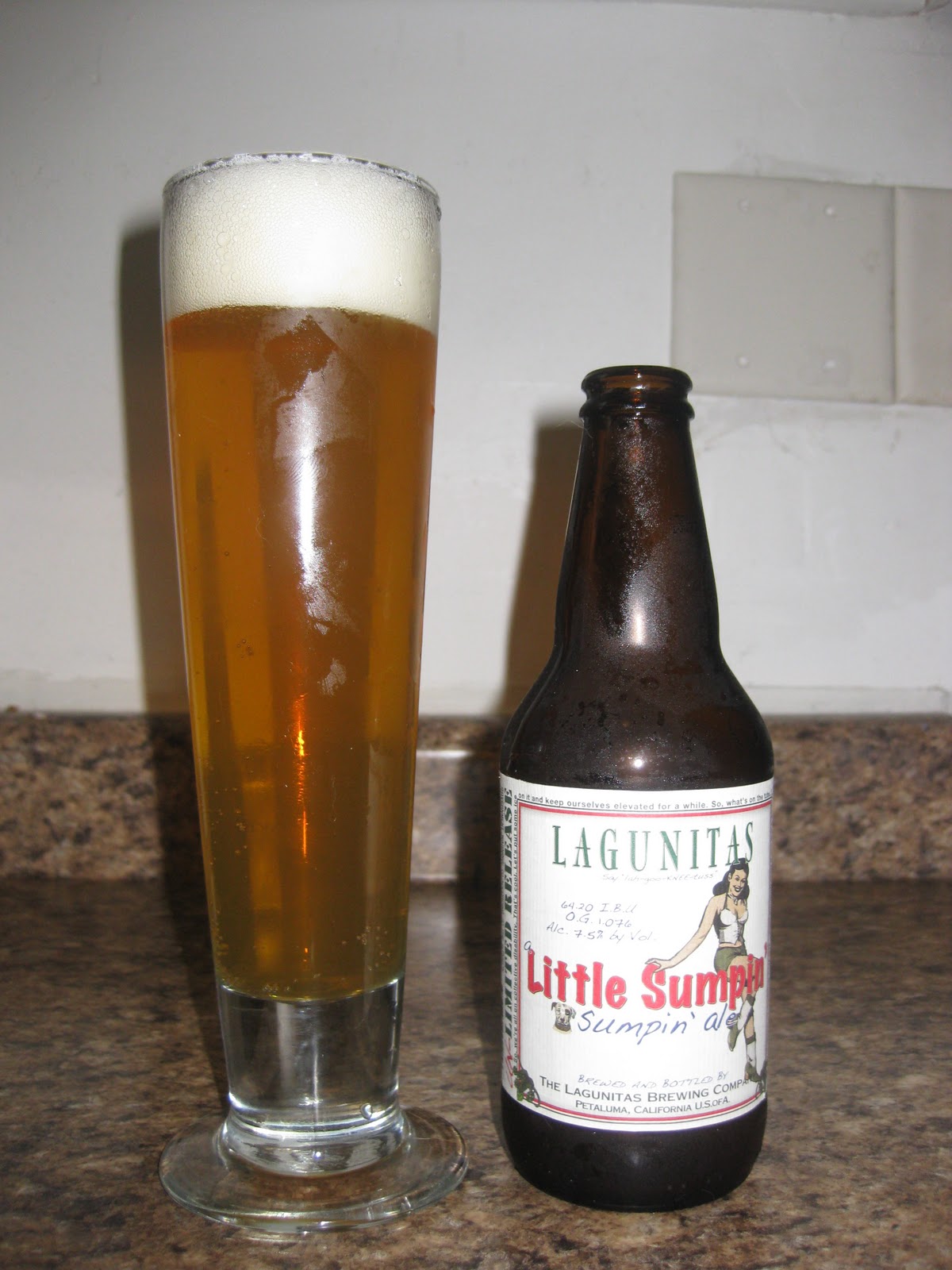 Hop Head Brew Review Little Sumpin' Sumpin' Ale Lagunitas