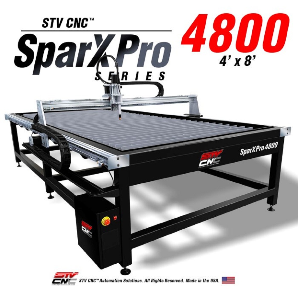 STV®CNC SPARX™ WELDED PRO 8 PLASMA TABLE