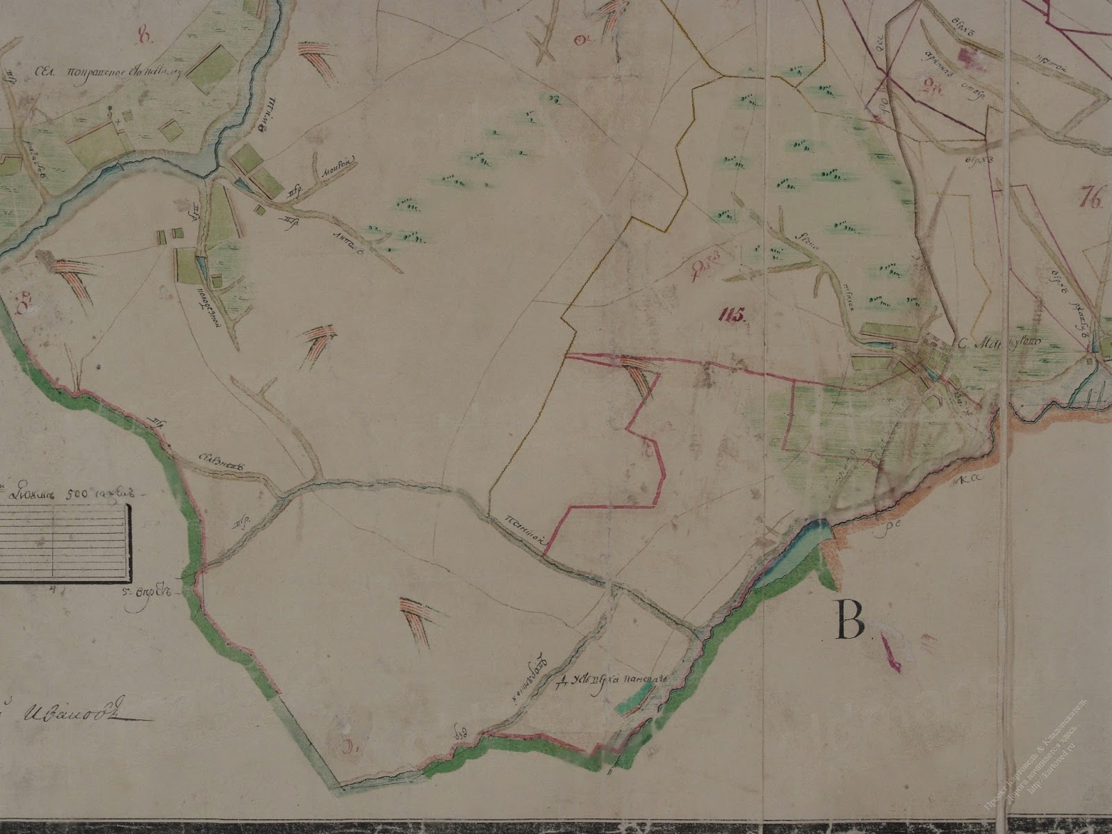 щигровский уезд. план генерального межевания курской губернии. карта щигровского уезда. карта пгм ардатовского уезда. план генерального межевания курской губернии.