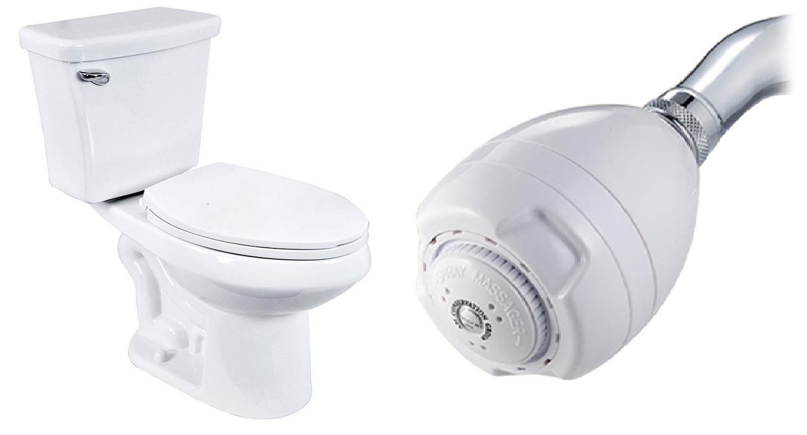 Low Flow Shower Heads and Toilets